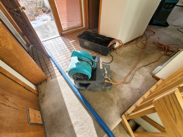 Water damage restoration process in Heflin, AL